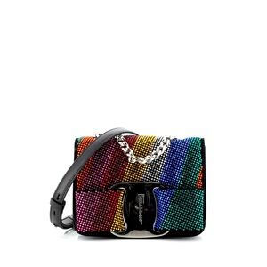 Salvatore Ferragamo
Miss Vara Bow Crossbody Bag Crystal Embellished Leather Mini